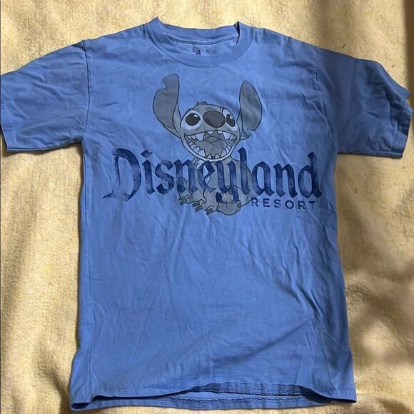 Disney Tops - Disneyland Resort Blue T-Shirt with Stitch